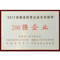 安徽省200強企業